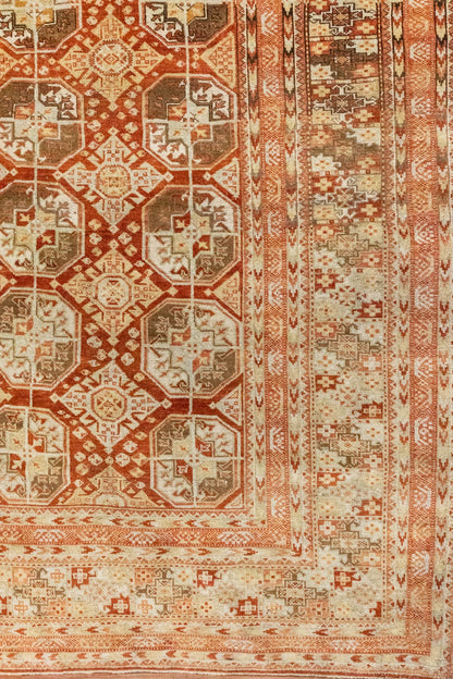 Vintage Yomud Handwoven Tribal Rug, J86265
