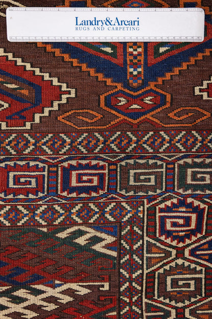 Antique Yomut Handwoven Tribal Rug, J87284