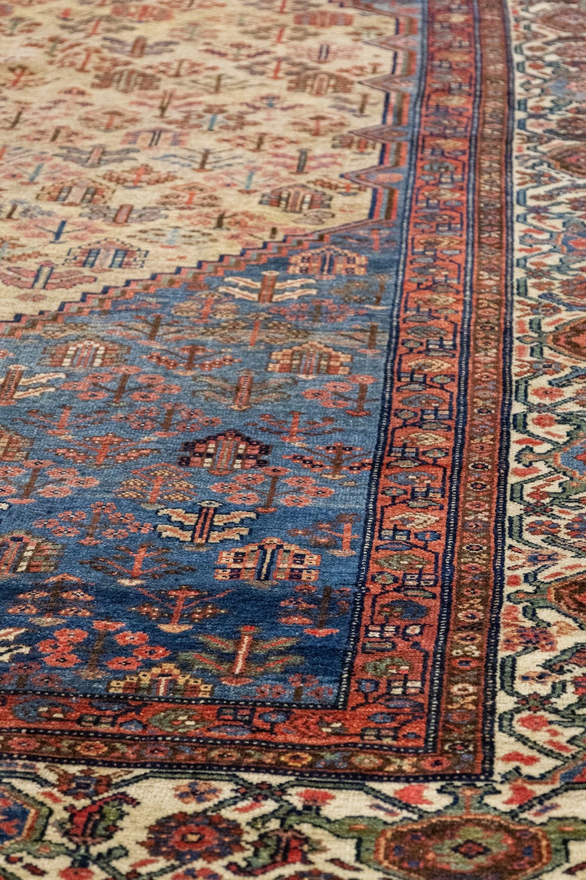 Antique Hamadan HandwovenRug, J89493