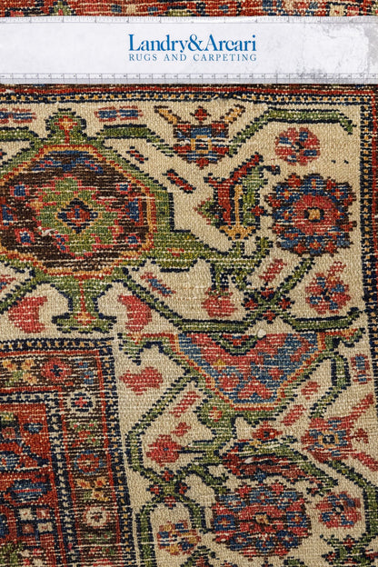 Antique Hamadan HandwovenRug, J89493