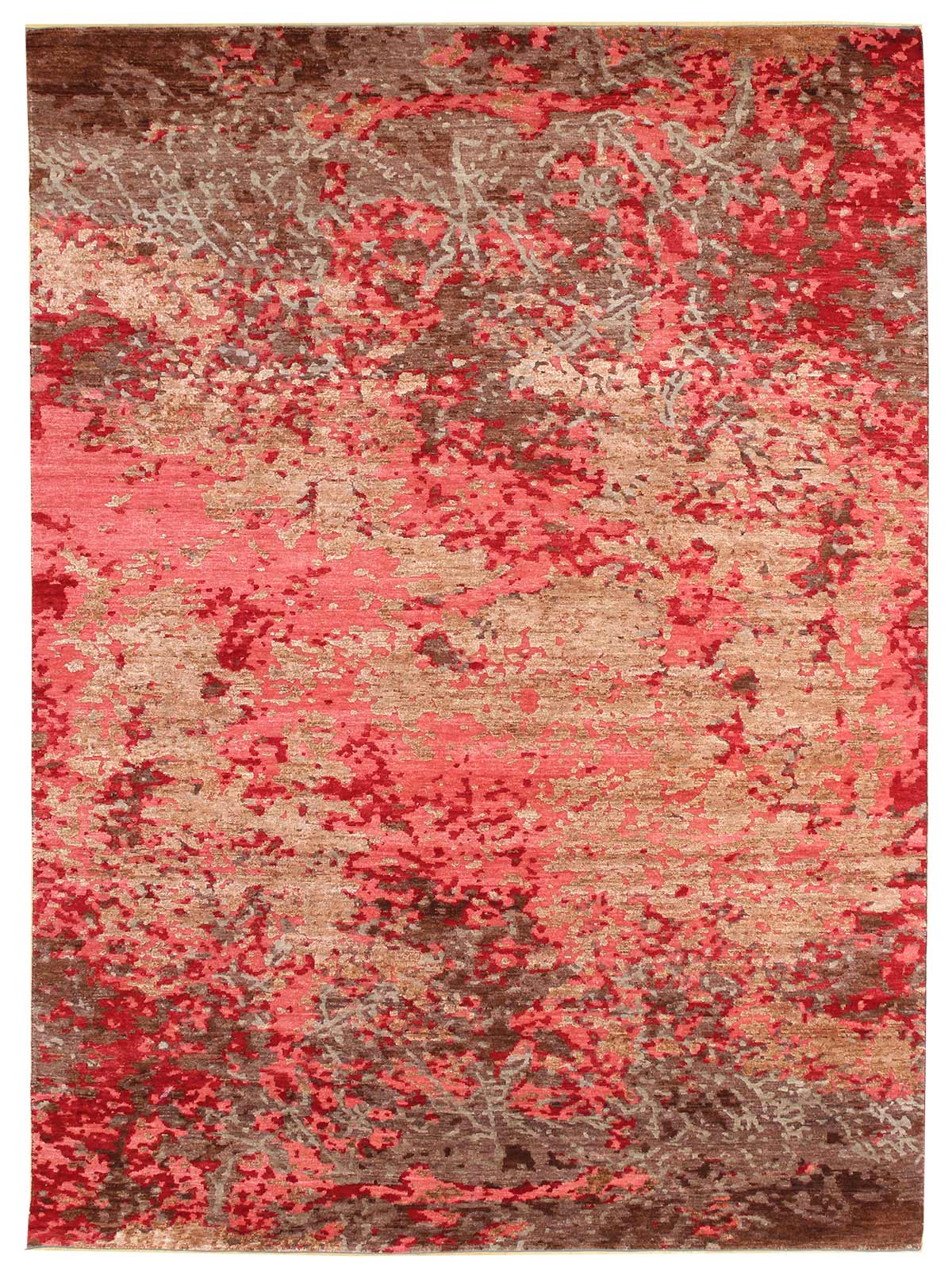 Goldberg Fire Handwoven Contemporary Rug