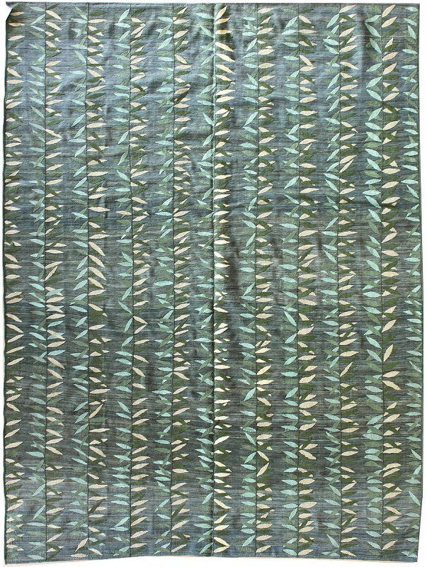 Leaves Handwoven Contemporary Rug