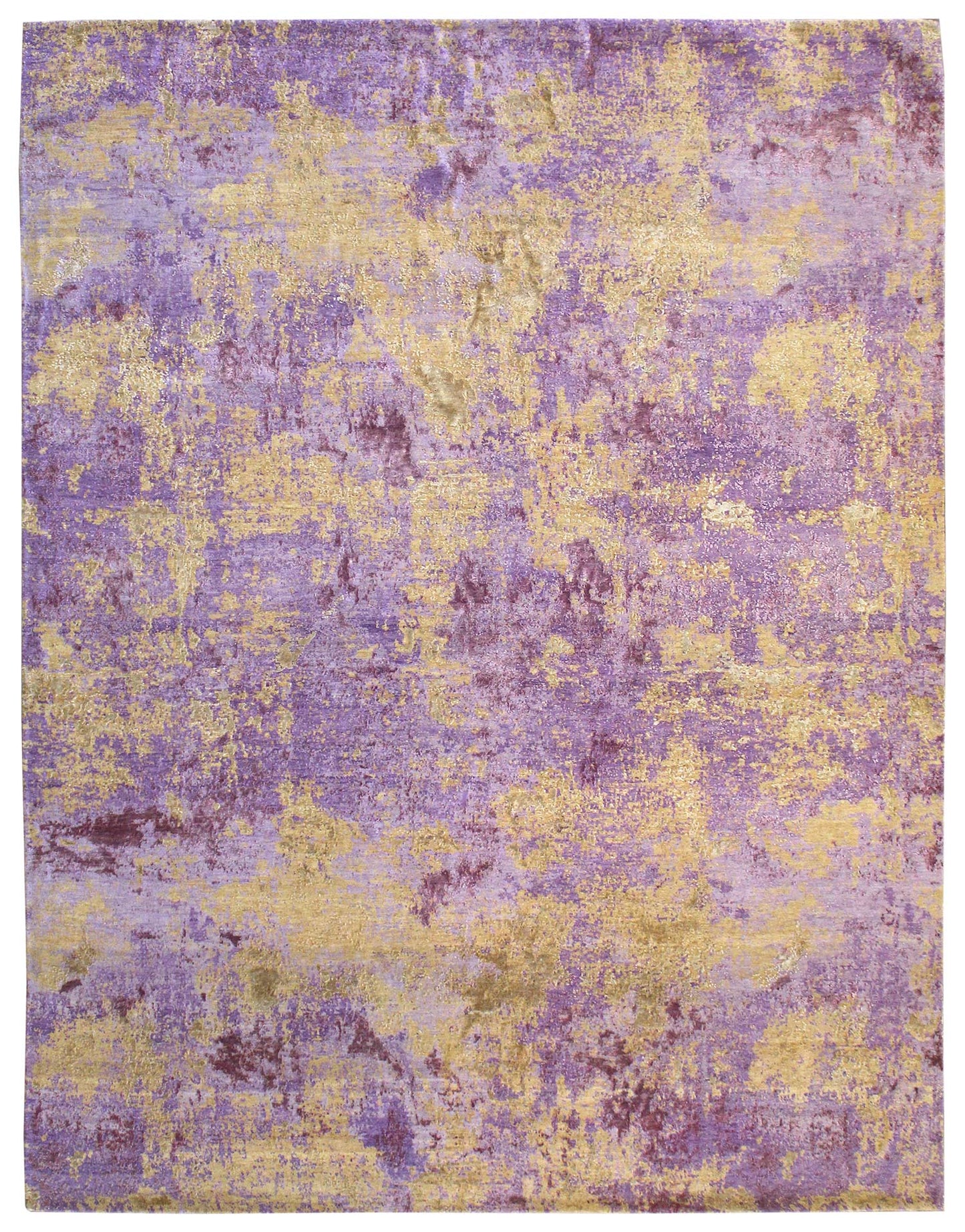 Organic Silk Handwoven Contemporary Rug