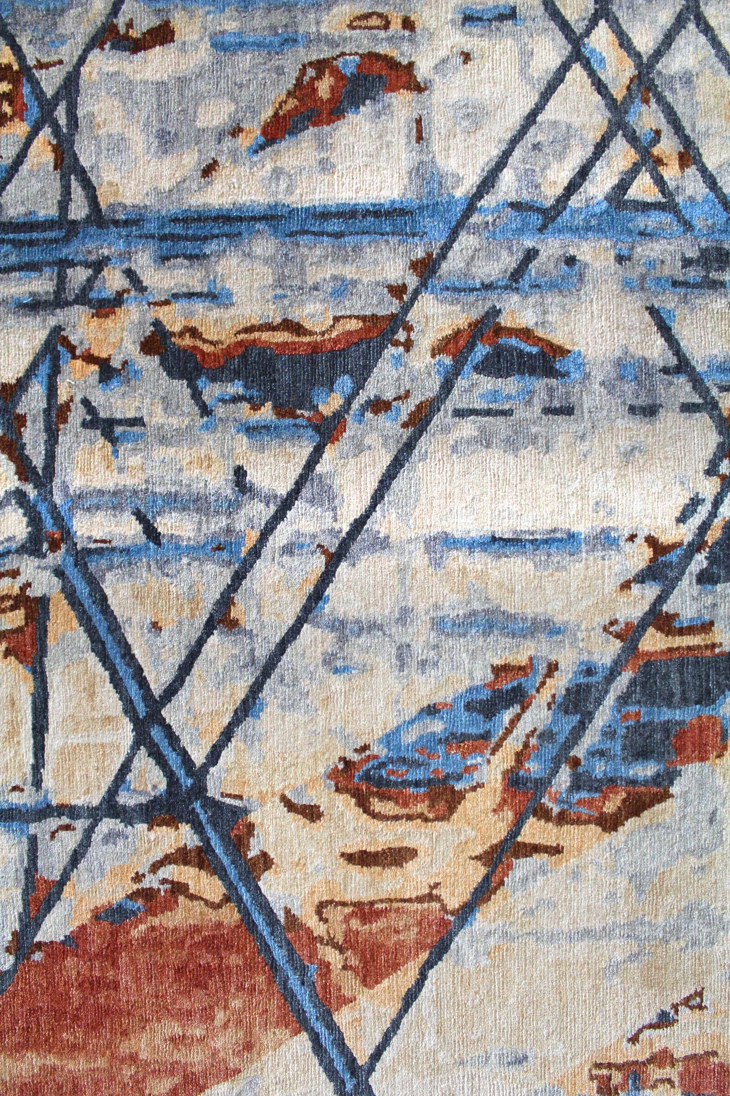 Step Up Handwoven Contemporary Rug, 56177