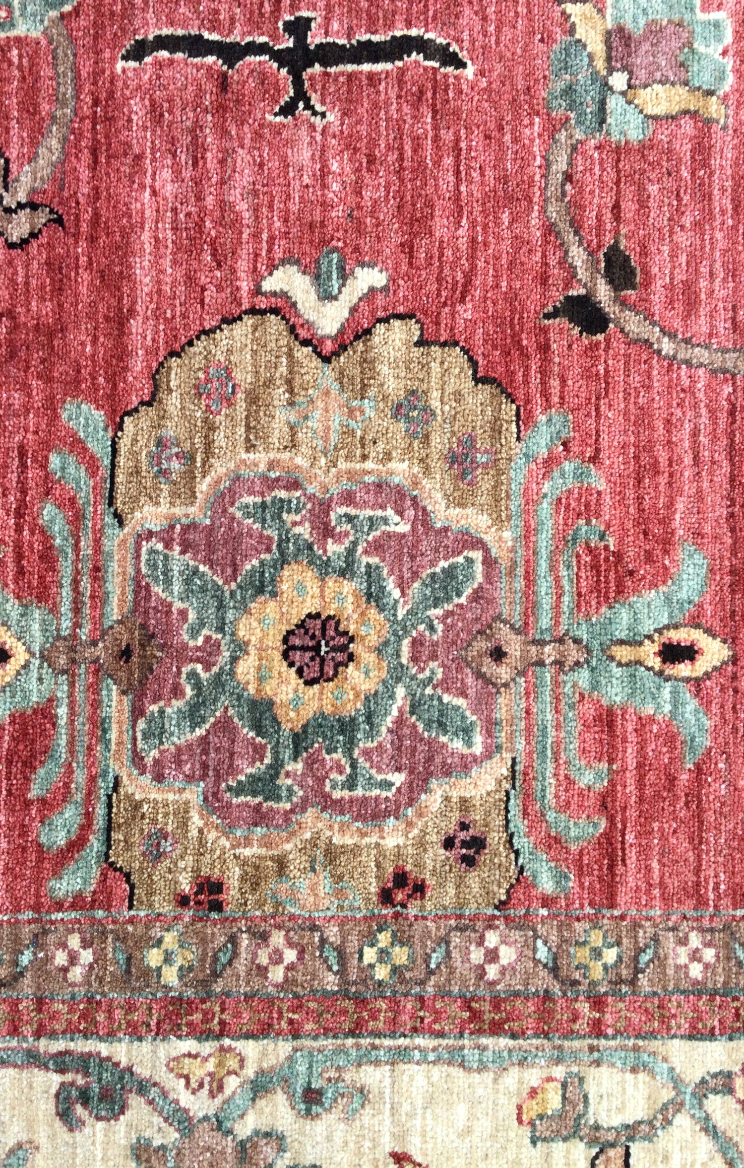 Sultanabad Handwoven Traditional Rug, J10396