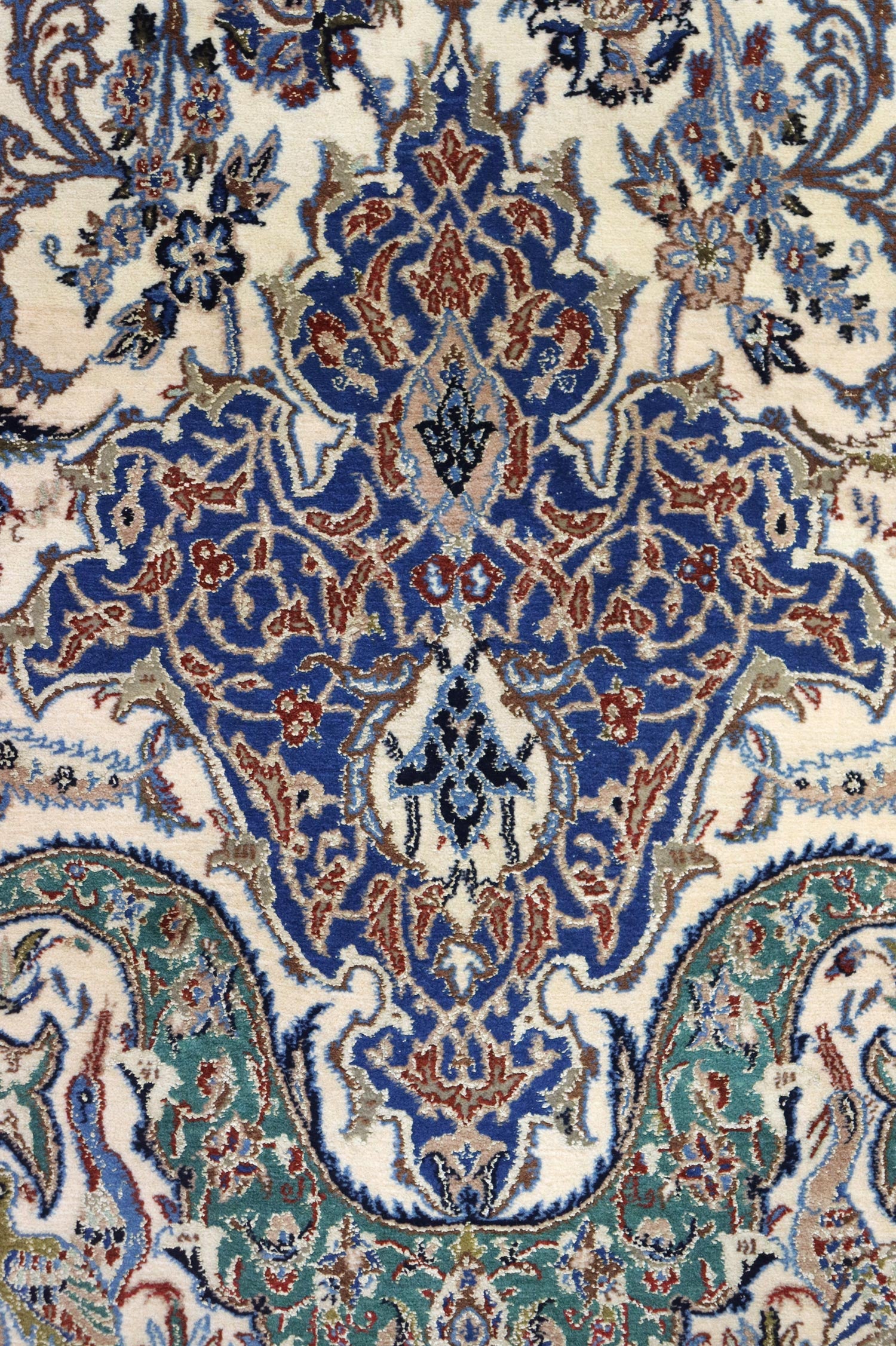 Vintage Isfahan Handwoven Traditional Rug, JF4847