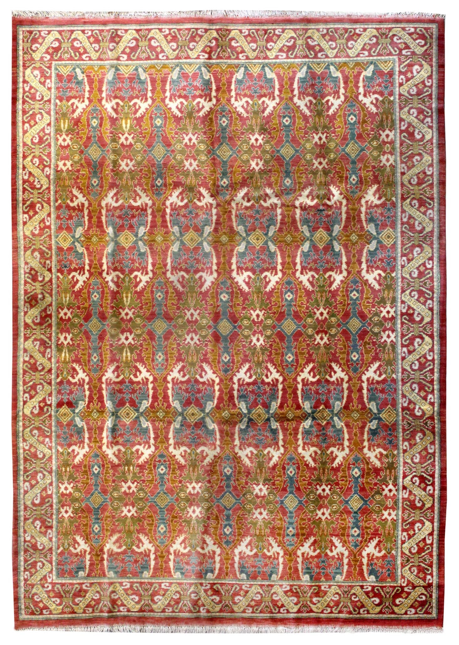 Antique Spanish Handwoven Traditional Rug, JF8253