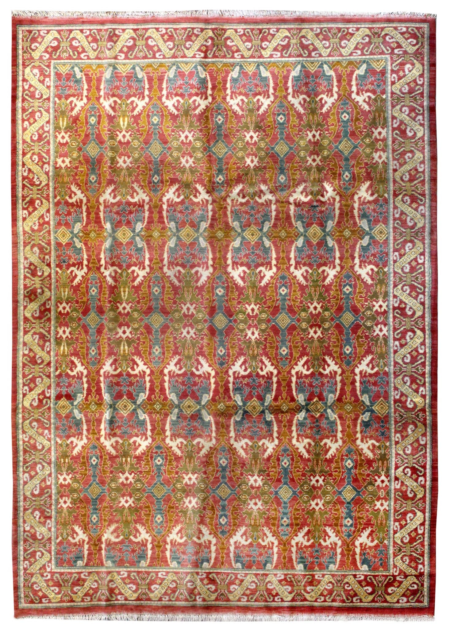 Antique Spanish Handwoven Traditional Rug | Landry & Arcari