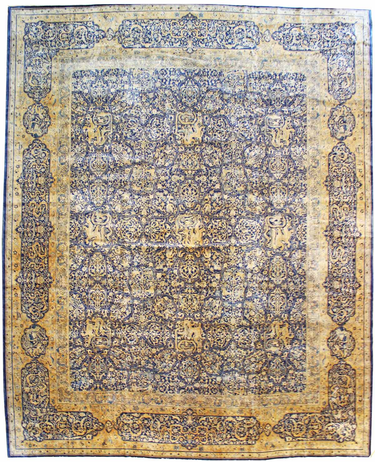 Antique Amritsar Handwoven Traditional Rug