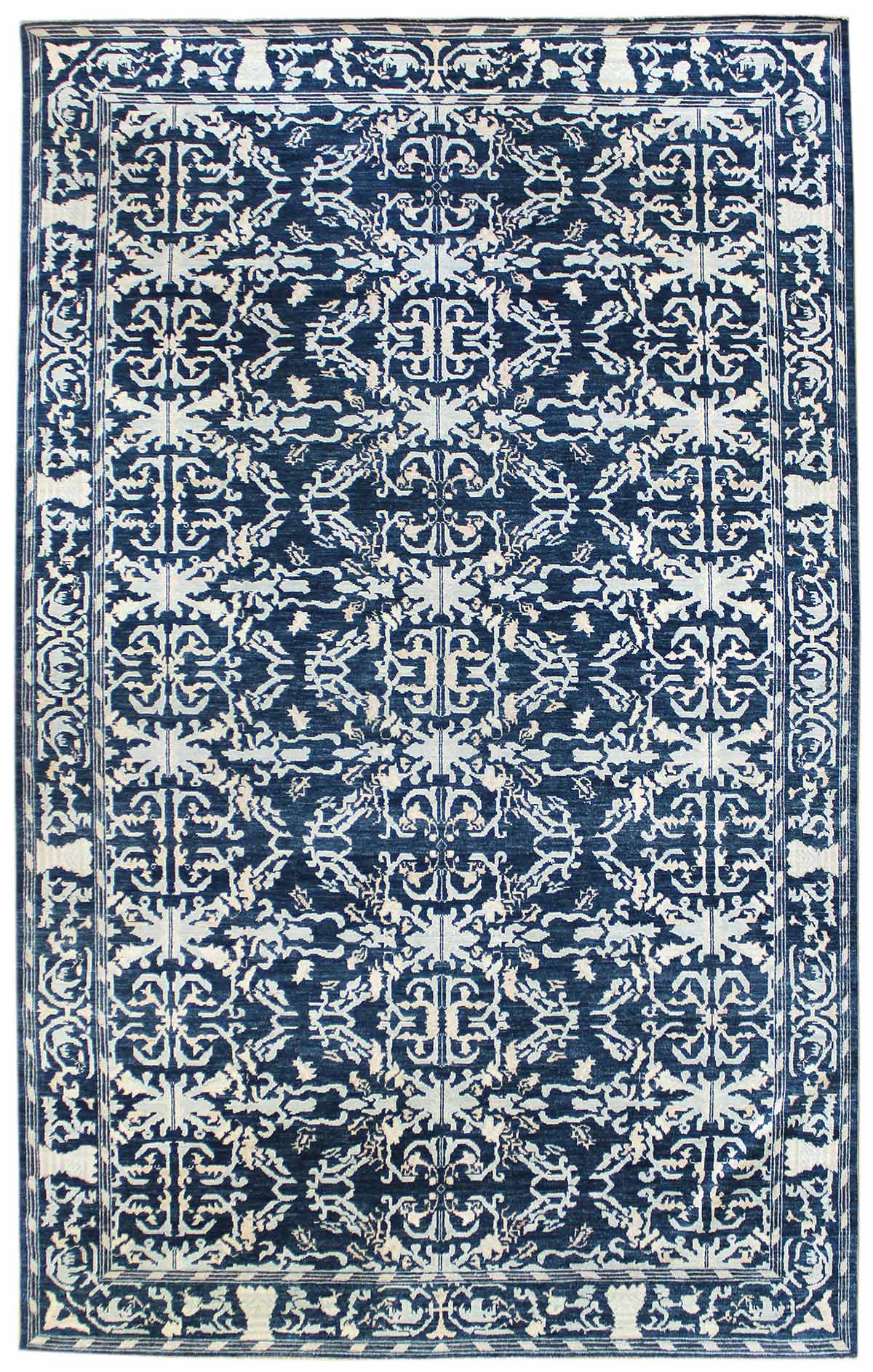 J44645 Cuenca Handwoven Traditional Rug | Landry & Arcari