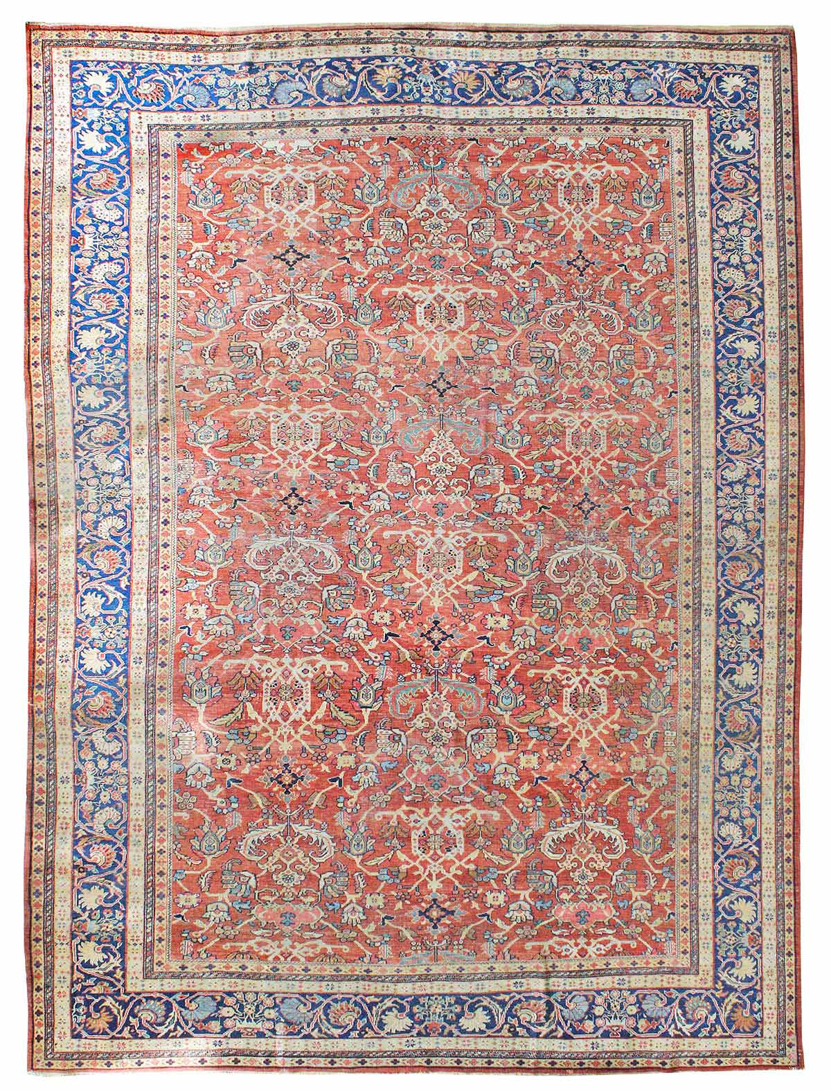 Antique Ferahan Handwoven Traditional Rug