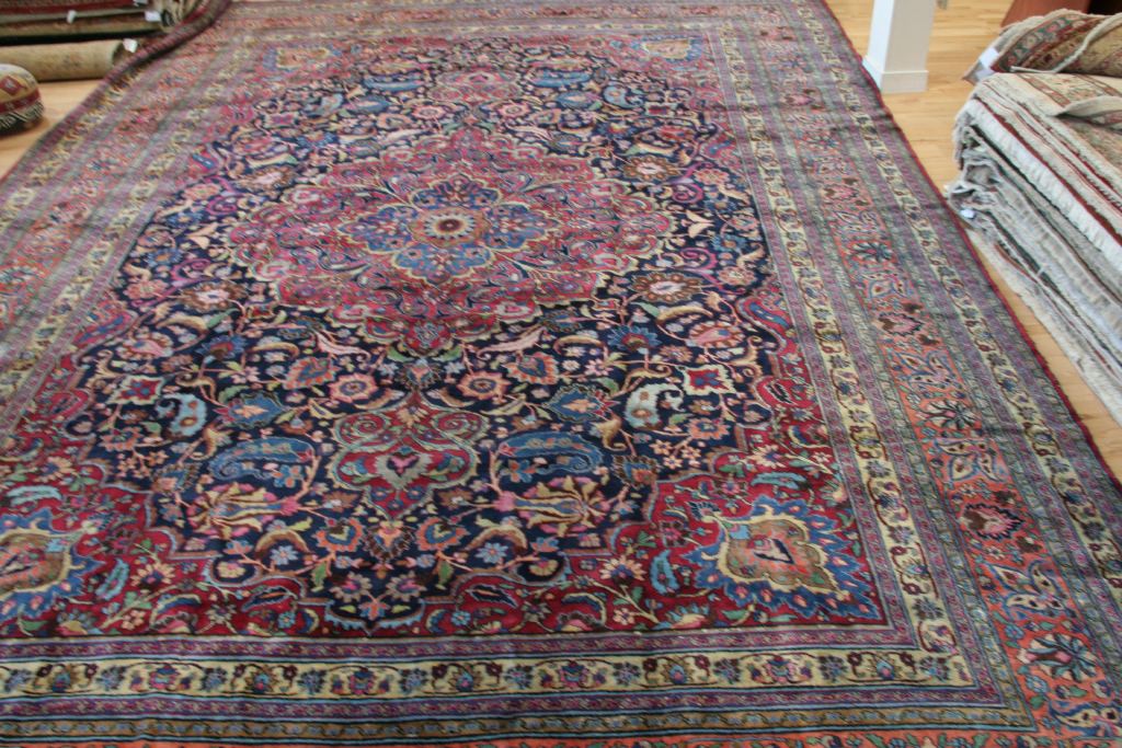 Antique Khurasan Handwoven Traditional Rug, JF3668