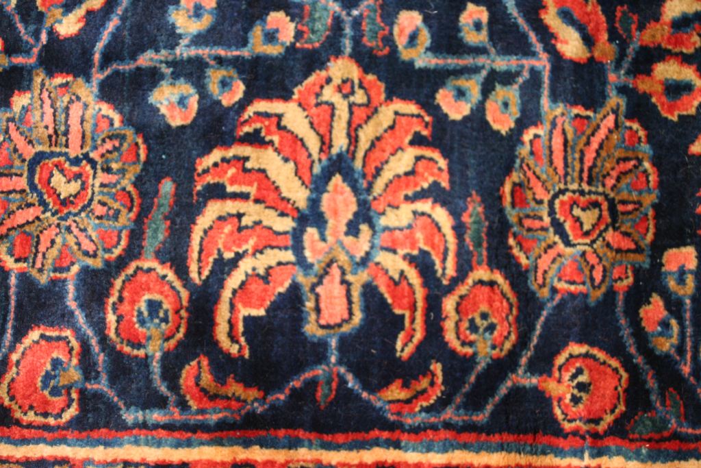 Antique Mahajaran Sarouk Handwoven Traditional Rug, JF3178