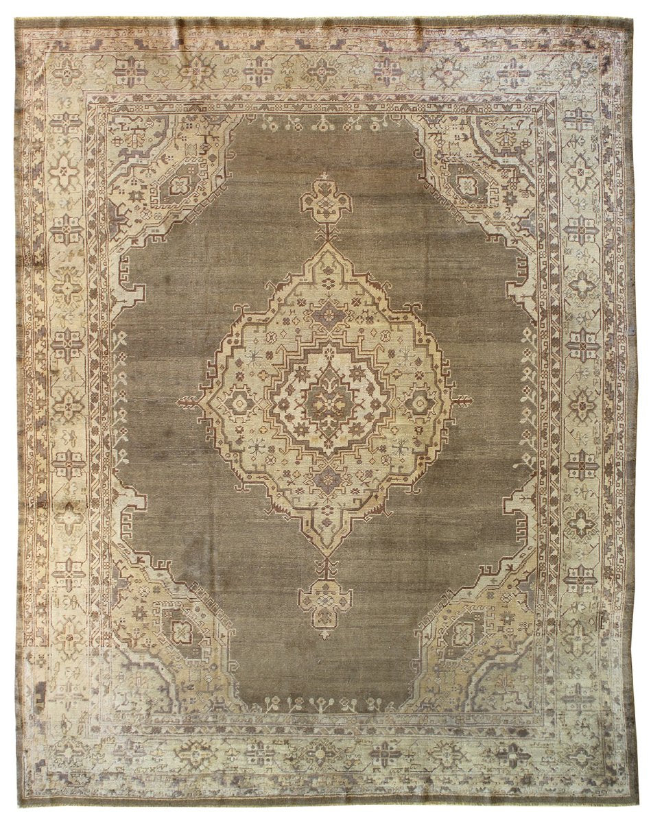 Ottis Traditional Rug Antique Oushak Handwoven Traditional Rug | Landry & Arcari – Landry ...