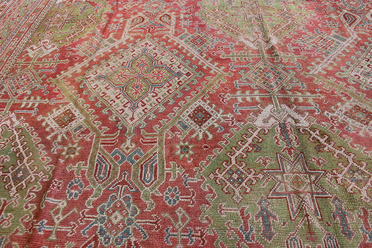 Antique Oushak Handwoven Traditional Rug, JF5829
