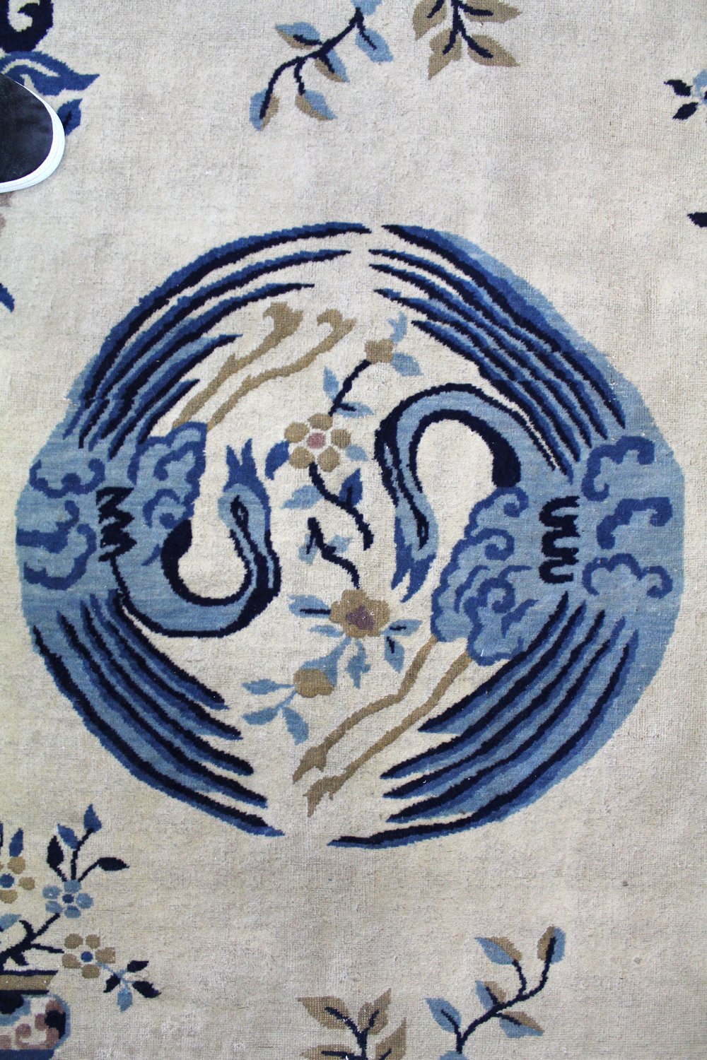 Antique Peking Handwoven Traditional Rug, J46439