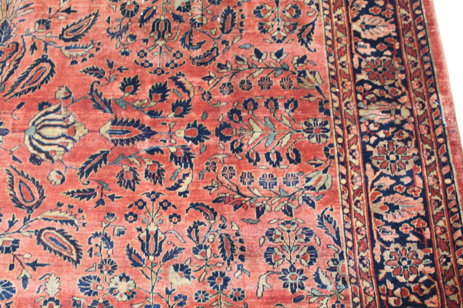 Antique Sarouk Handwoven Traditional Rug, JF7967