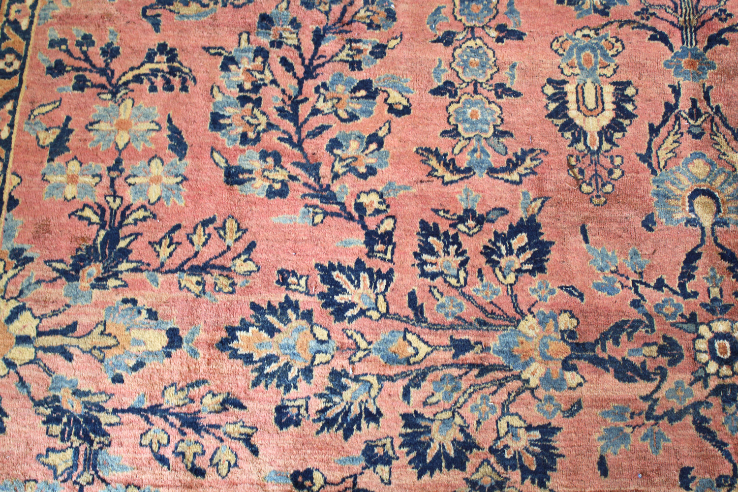 Antique Sarouk Handwoven Traditional Rug, JF7968
