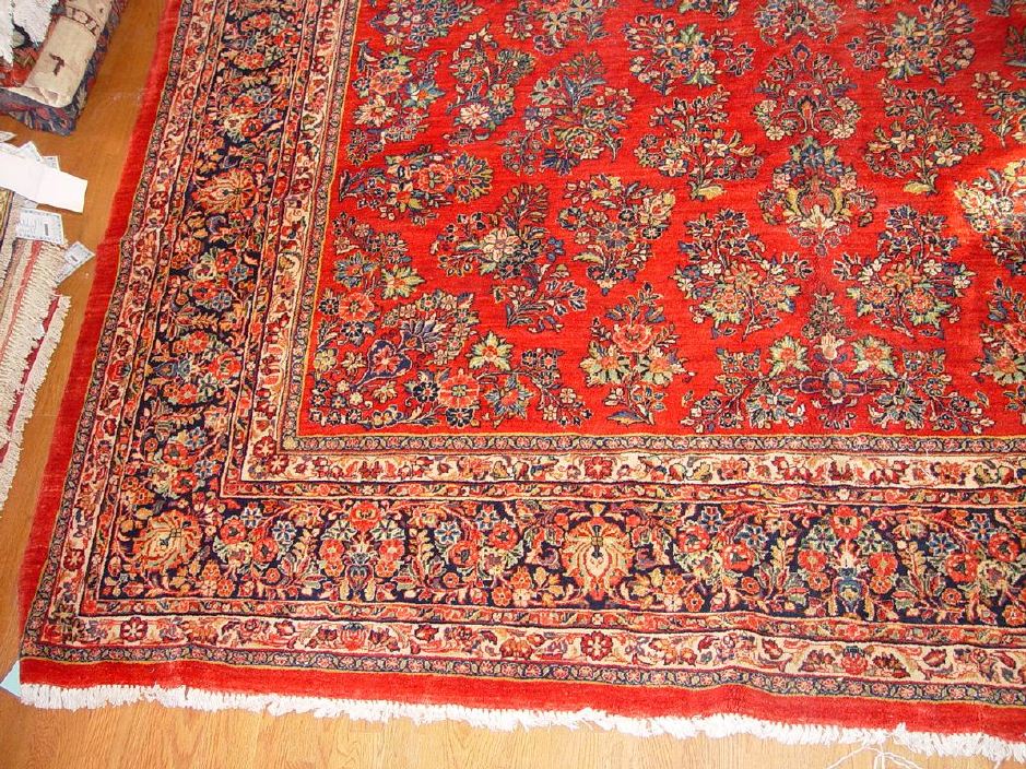 Antique Sarouk Handwoven Traditional Rug, JF2489