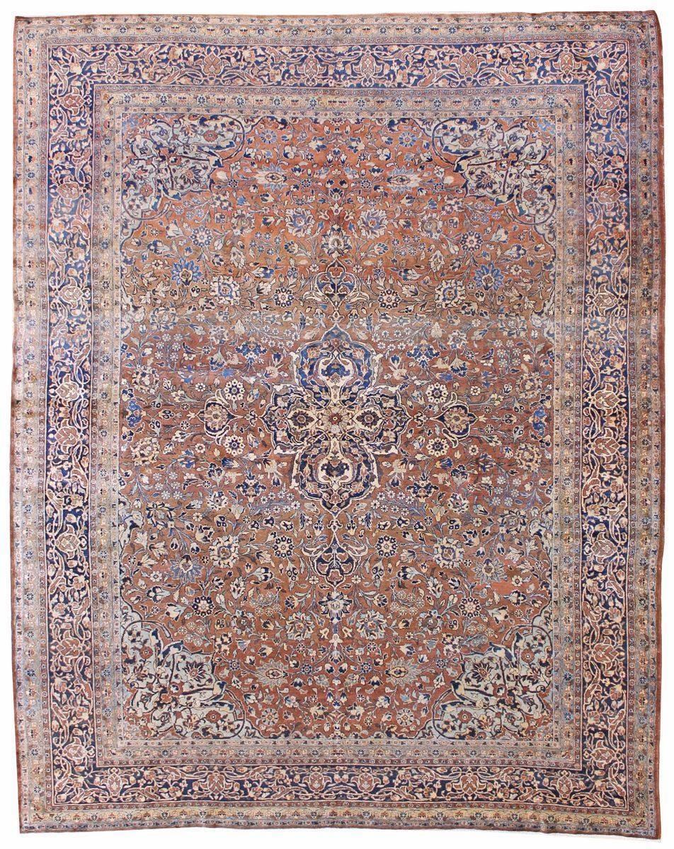 Antique Tabriz Handwoven Traditional Rug