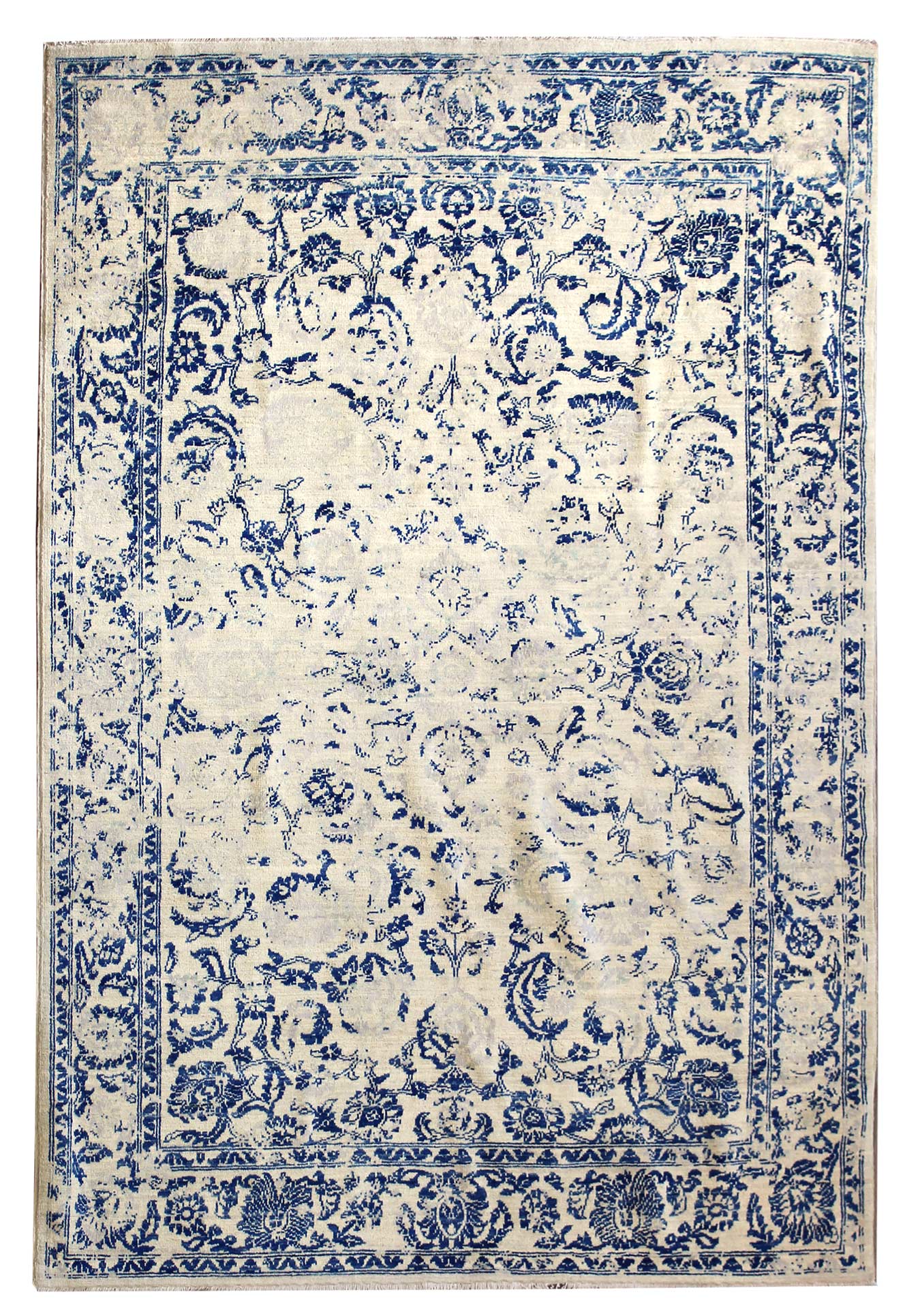 Textile Rugs Eraesd Erased Agra Handwoven Transitional Rug | Landry & Arcari – Landry ...