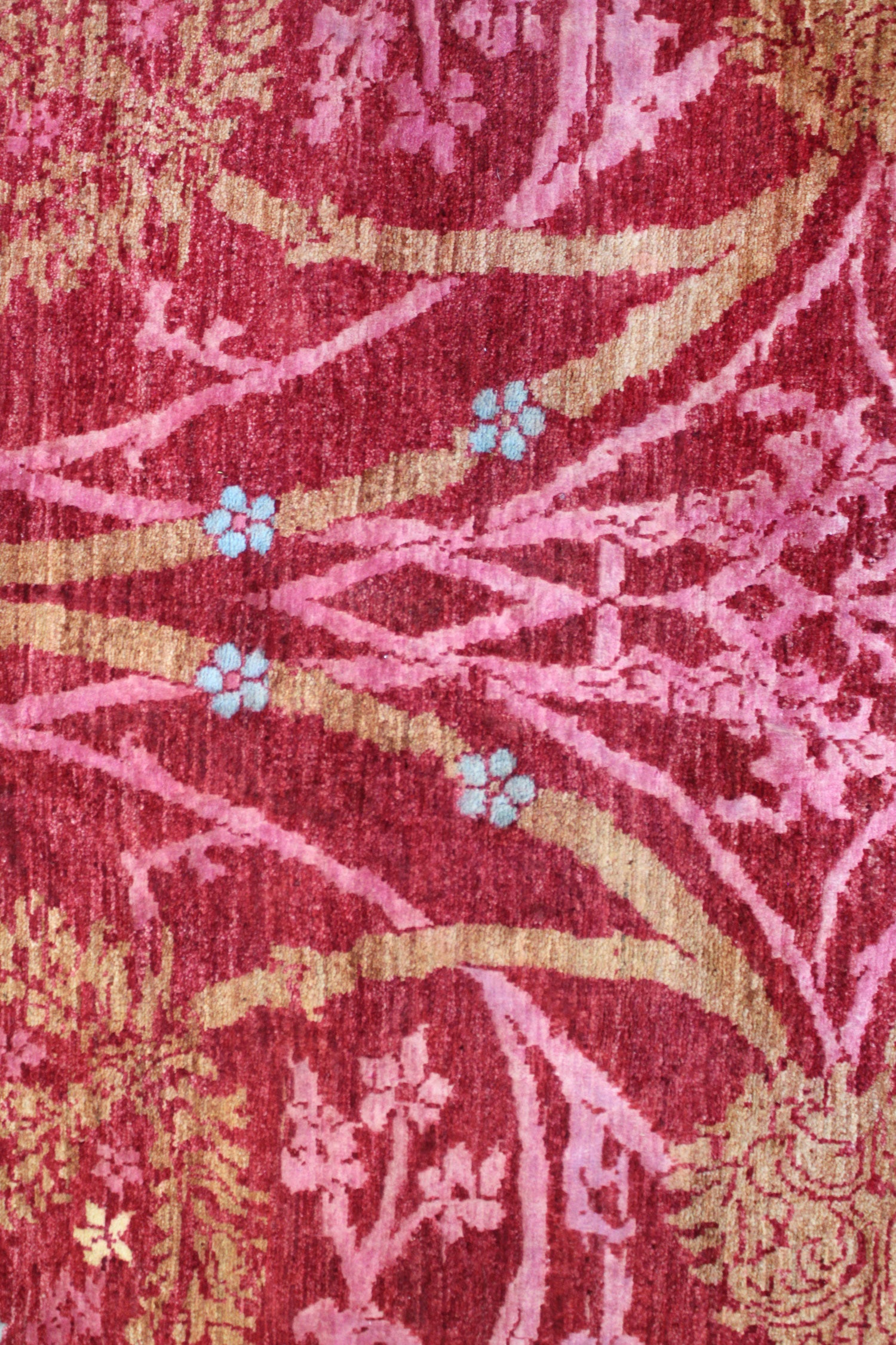 Fabric Handwoven Transitional Rug, J58957