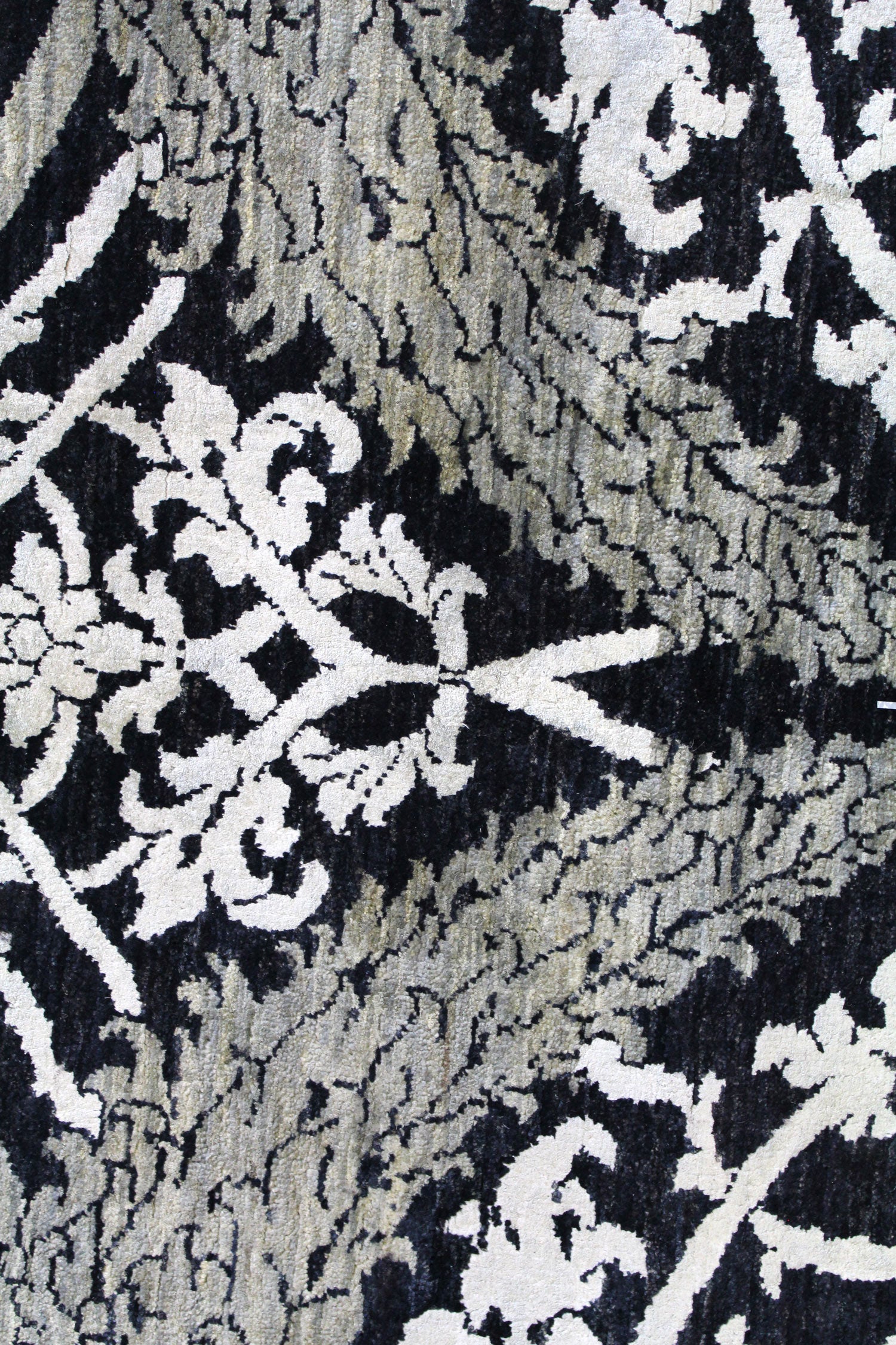 Fabric Handwoven Transitional Rug, J58969
