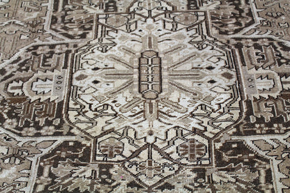 Vintage Heriz Handwoven Transitional Rug, J58794