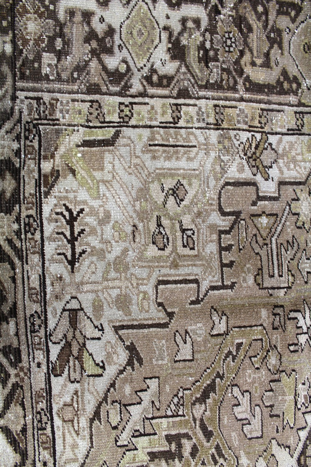 Vintage Heriz Handwoven Transitional Rug, J58794