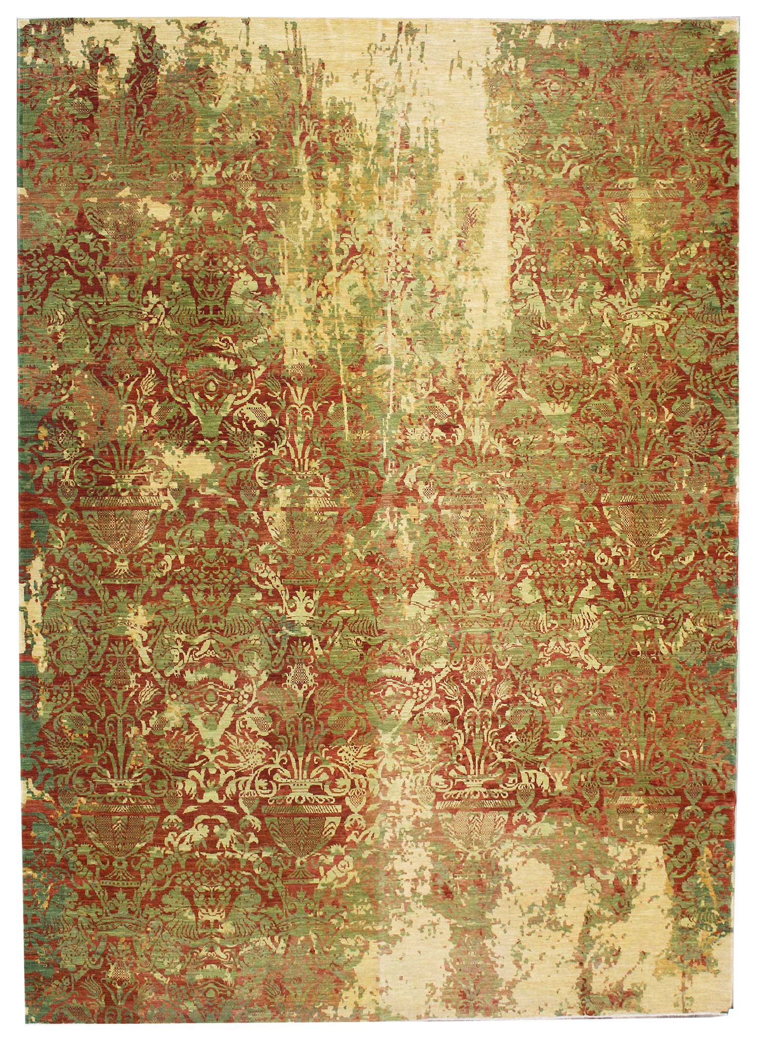 Liberia Rugs Lion Handwoven Transitional Rug | Landry & Arcari – Landry & Arcari ...