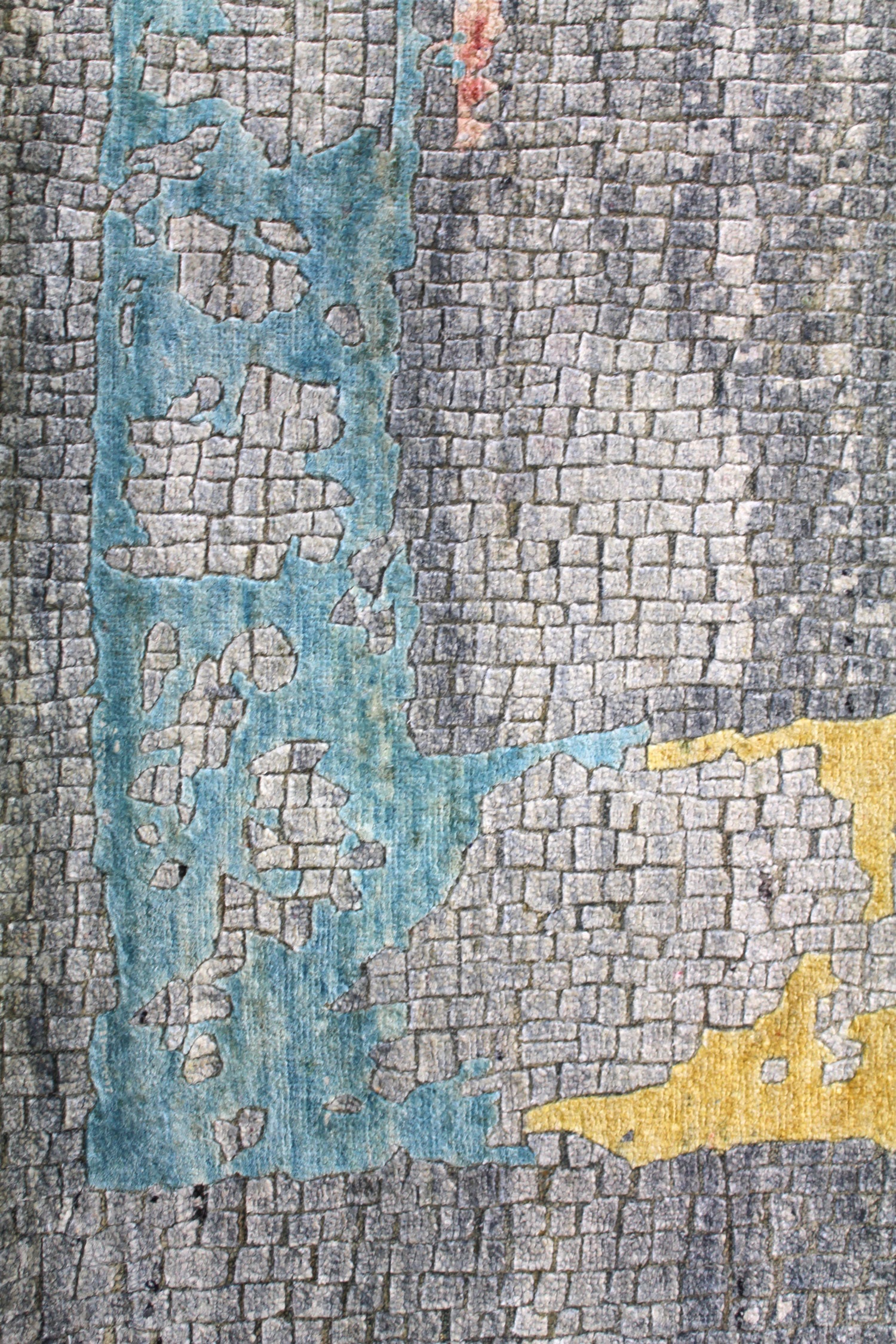 Mosaic Dream Handwoven Transitional Rug, J58874