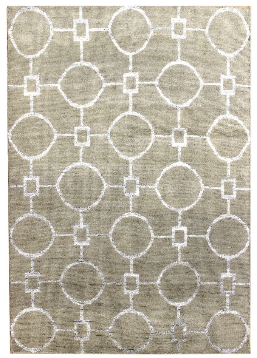 Semicircle Handwoven Transitional Rug