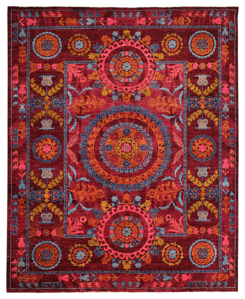 Suzani Handwoven Transitional Rug | Landry & Arcari – Landry