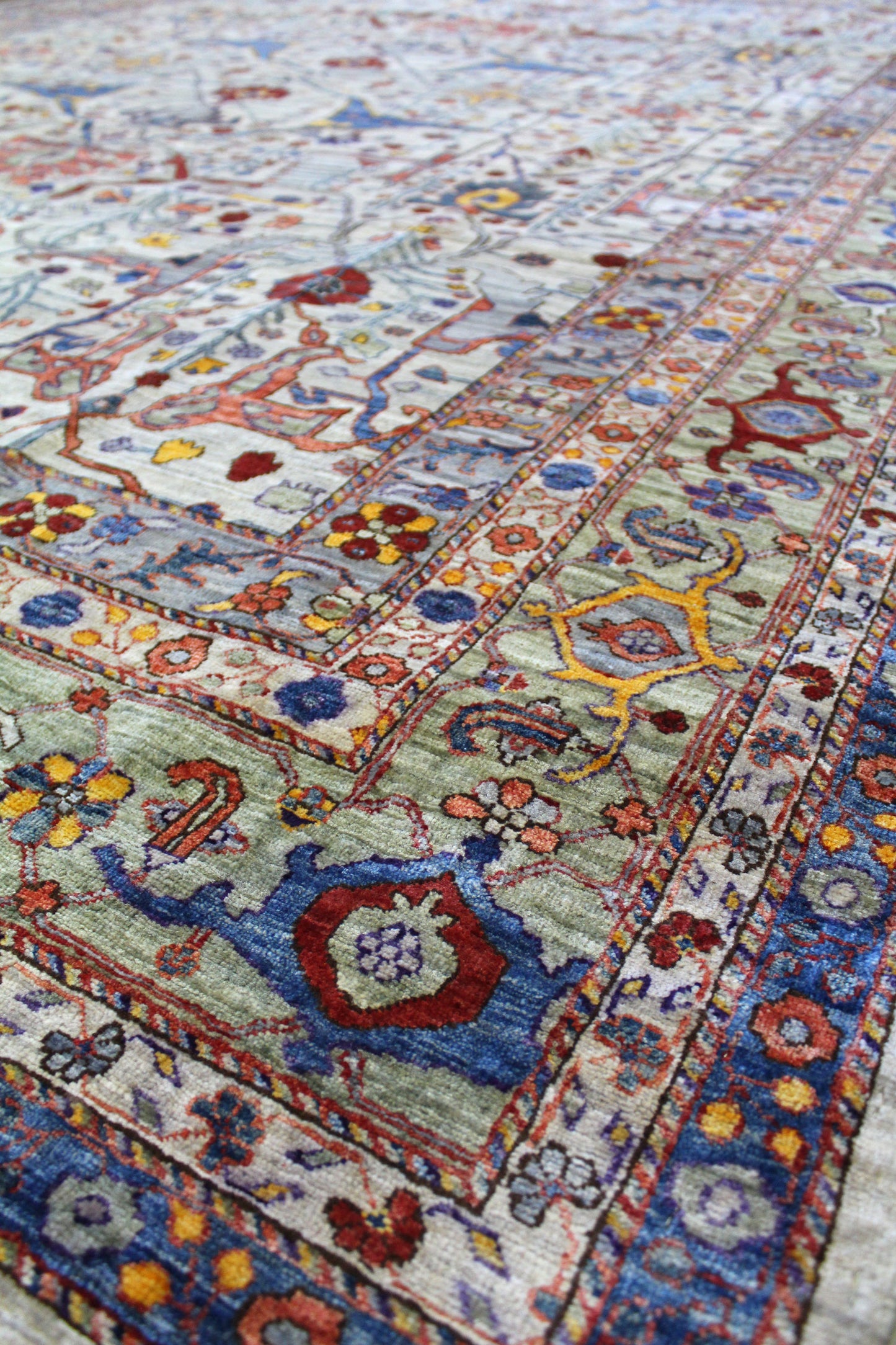Arabesque Handwoven Tribal Rug, J57605
