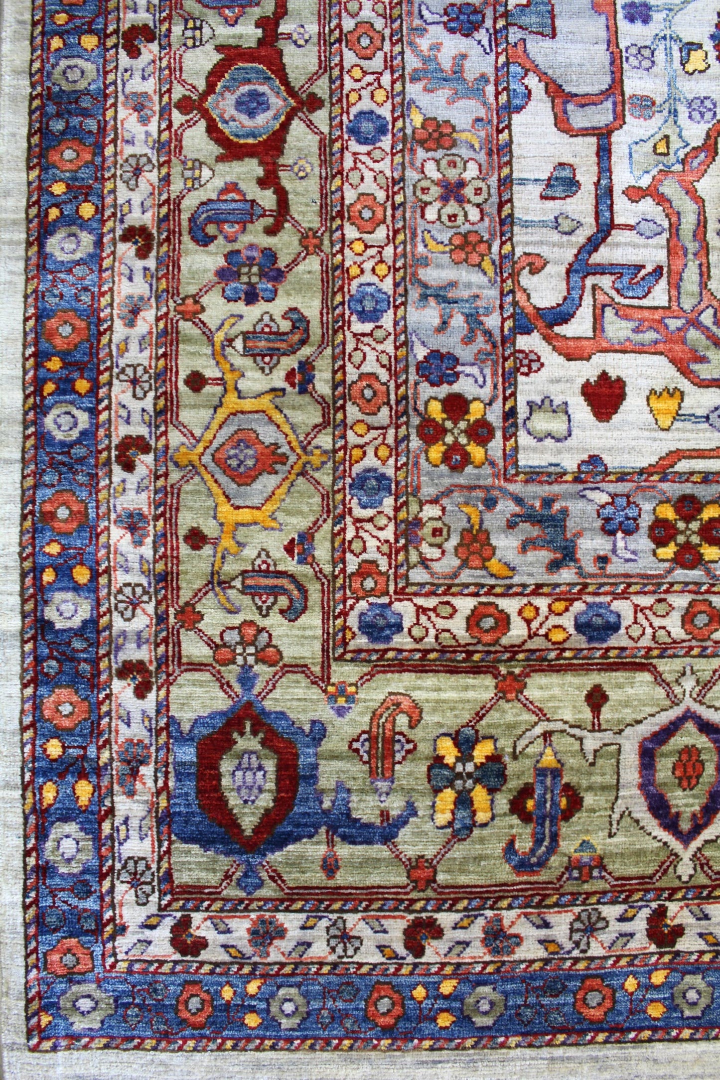 Arabesque Handwoven Tribal Rug, J57605