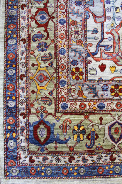 Arabesque Handwoven Tribal Rug, J57605