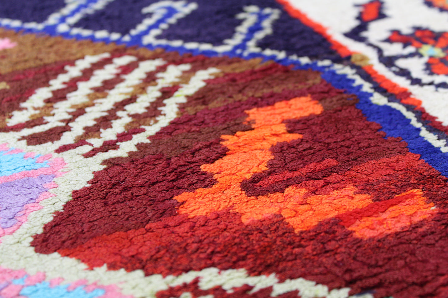 Vintage Herki Handwoven Tribal Rug, J59017