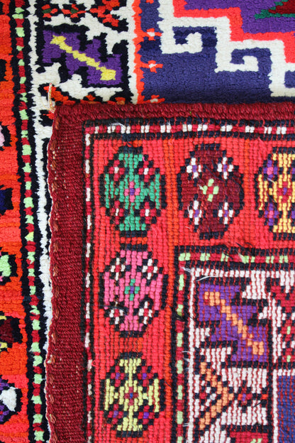 Vintage Herki Handwoven Tribal Rug, J59020