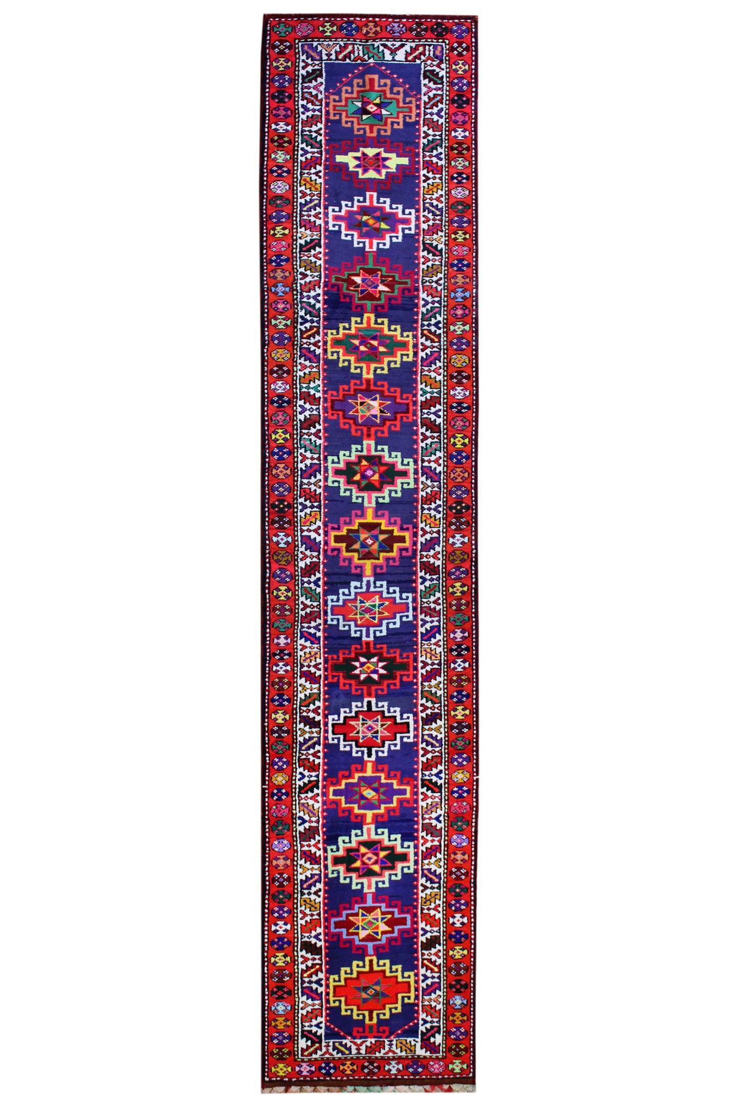 Vintage Herki Handwoven Tribal Rug