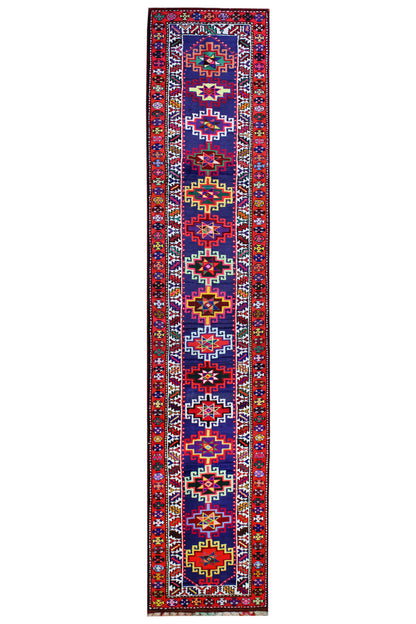 Vintage Herki Handwoven Tribal Rug
