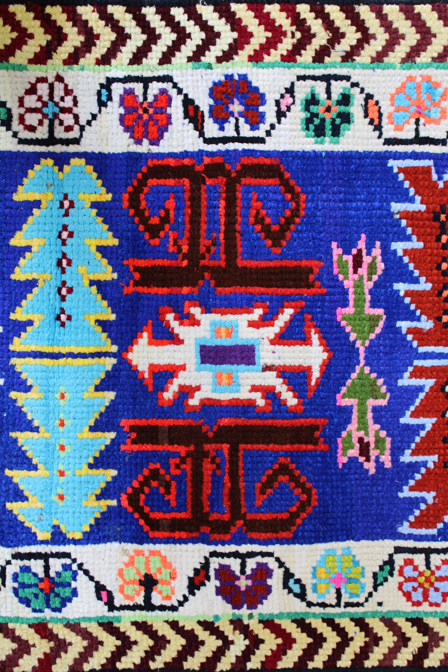 Vintage Herki Handwoven Tribal Rug, J59031
