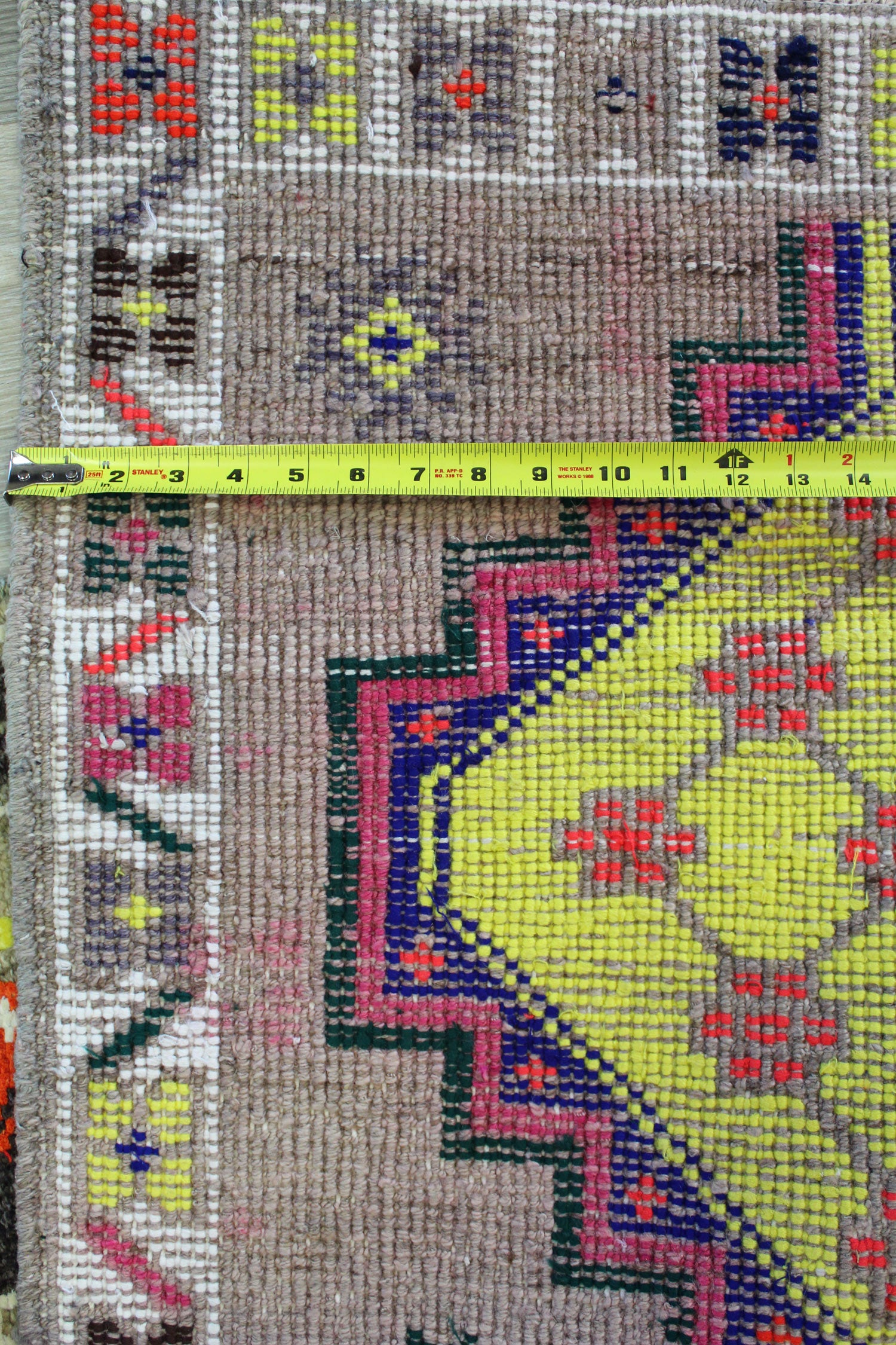 Vintage Herki Handwoven Tribal Rug, J59435