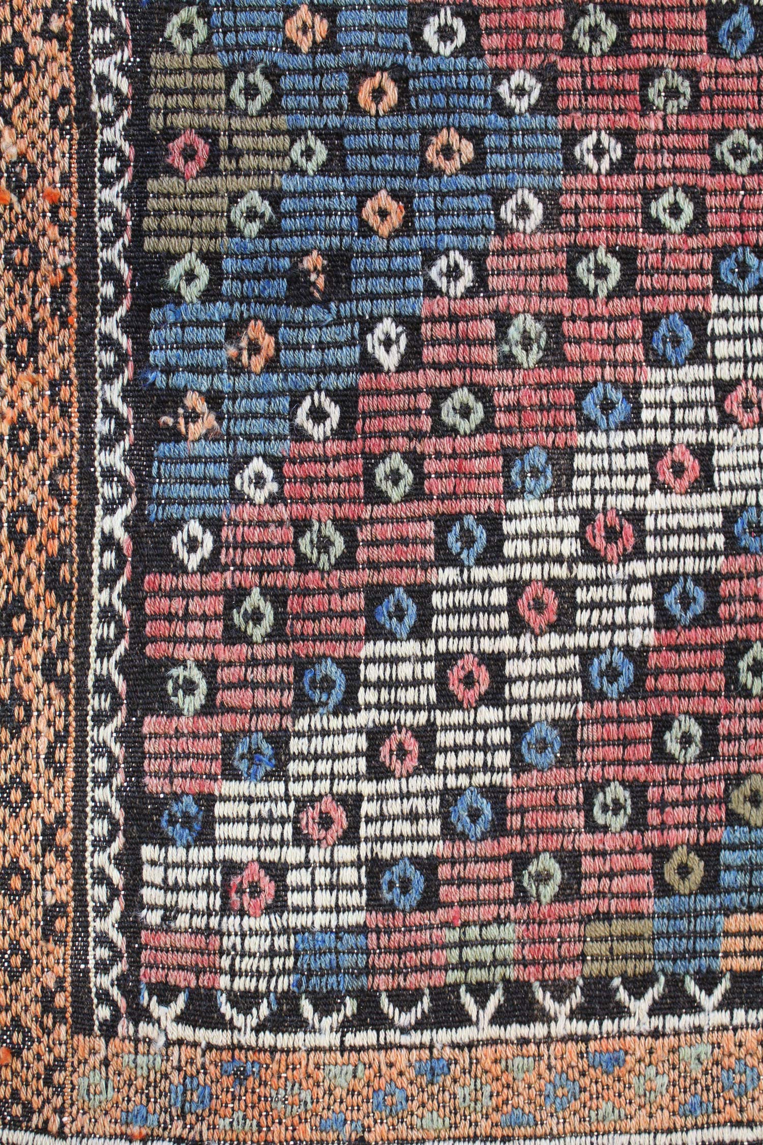 Vintage Jijim Handwoven Tribal Rug, J59058
