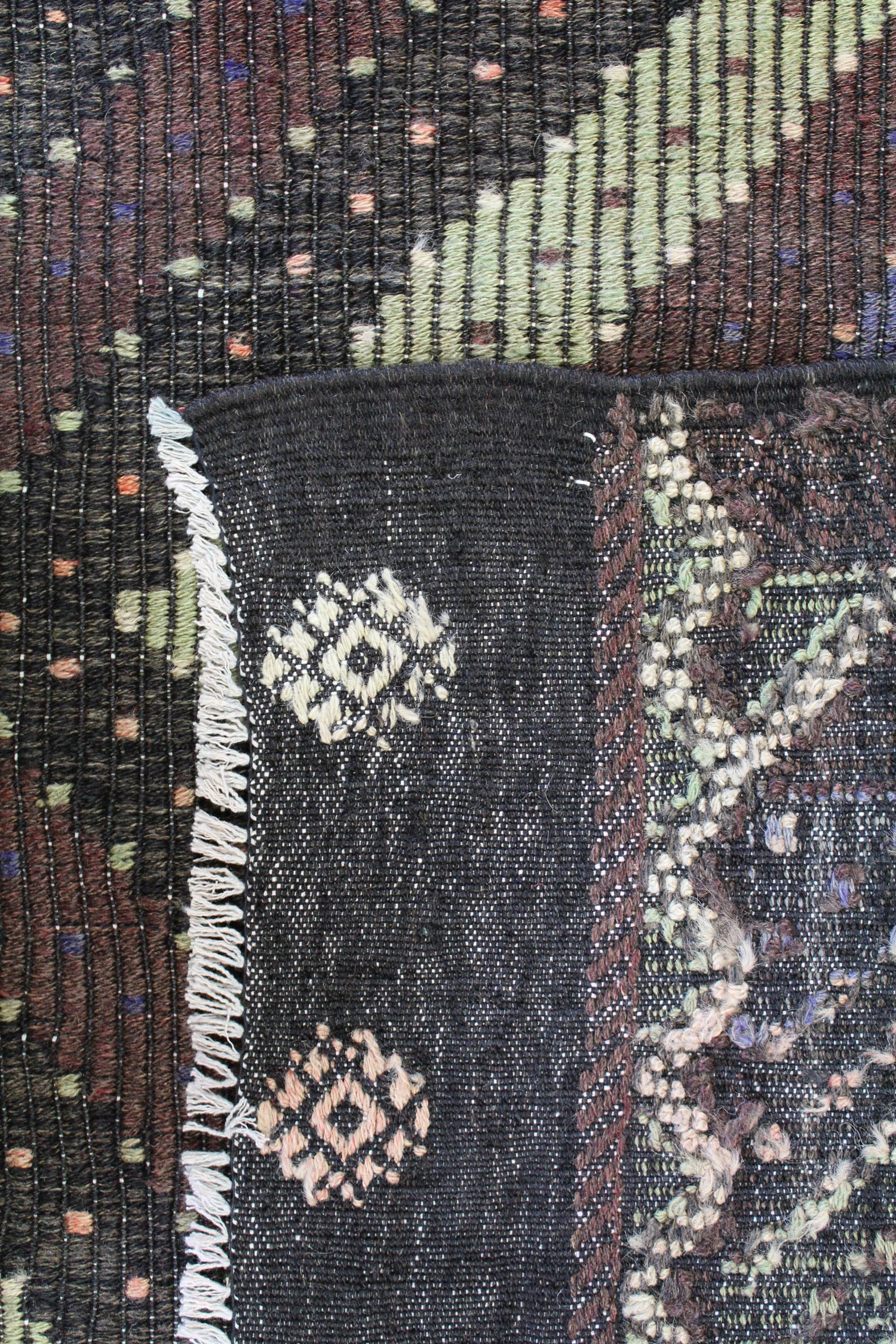 Vintage Jijim Handwoven Tribal Rug, J59059