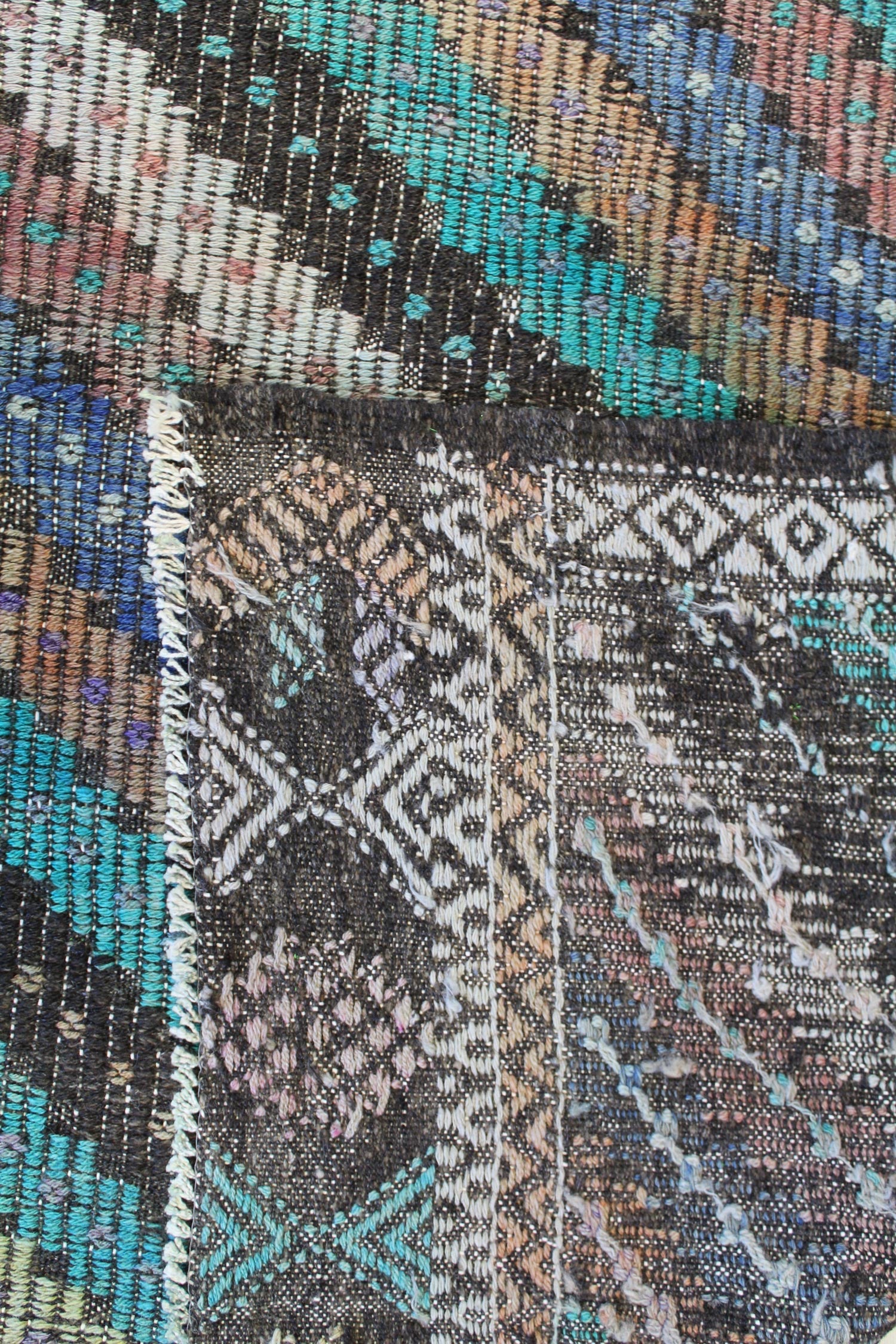 Vintage Jijim Handwoven Tribal Rug, J59064
