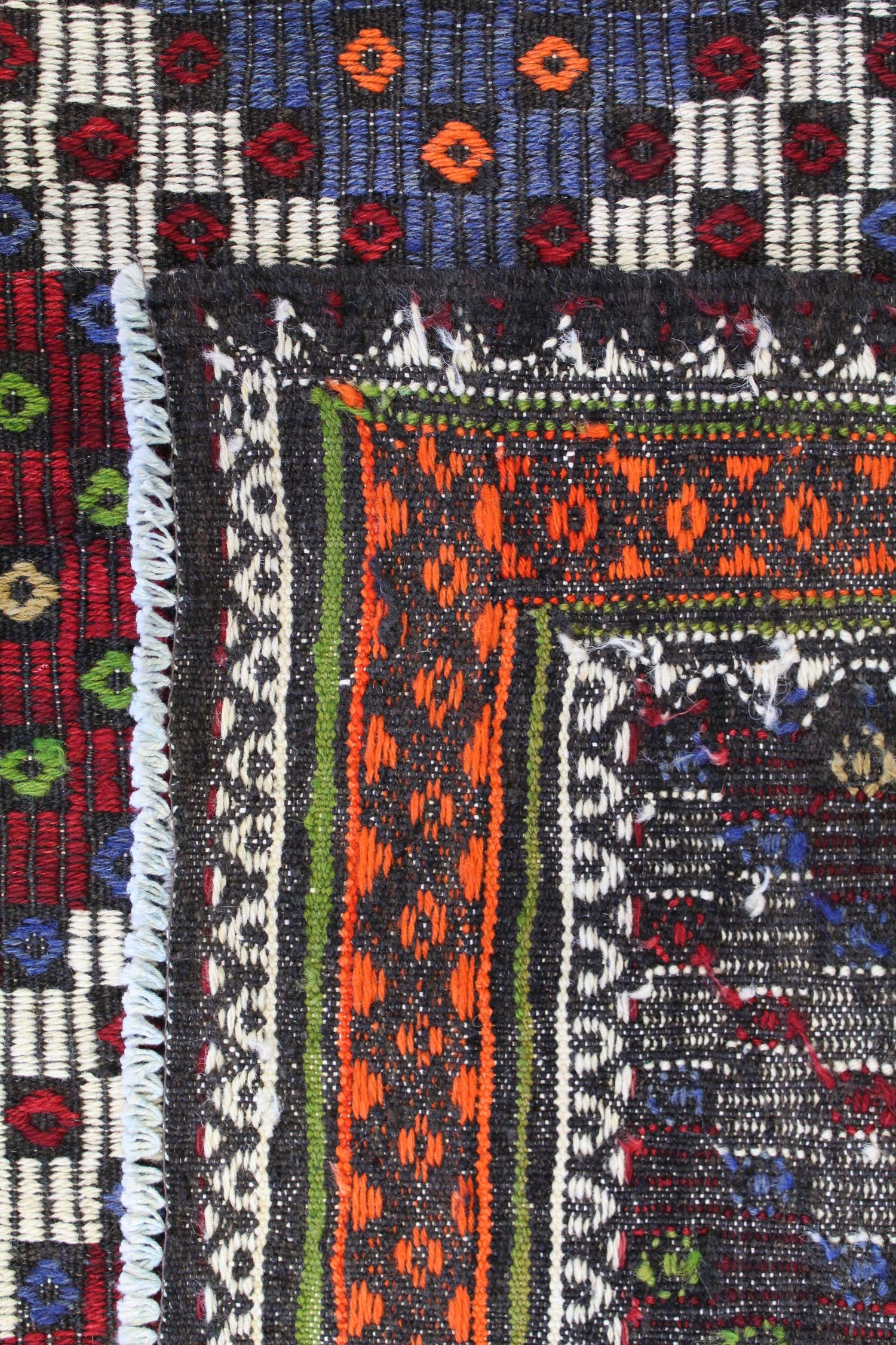 Vintage Jijim Handwoven Tribal Rug, J59065