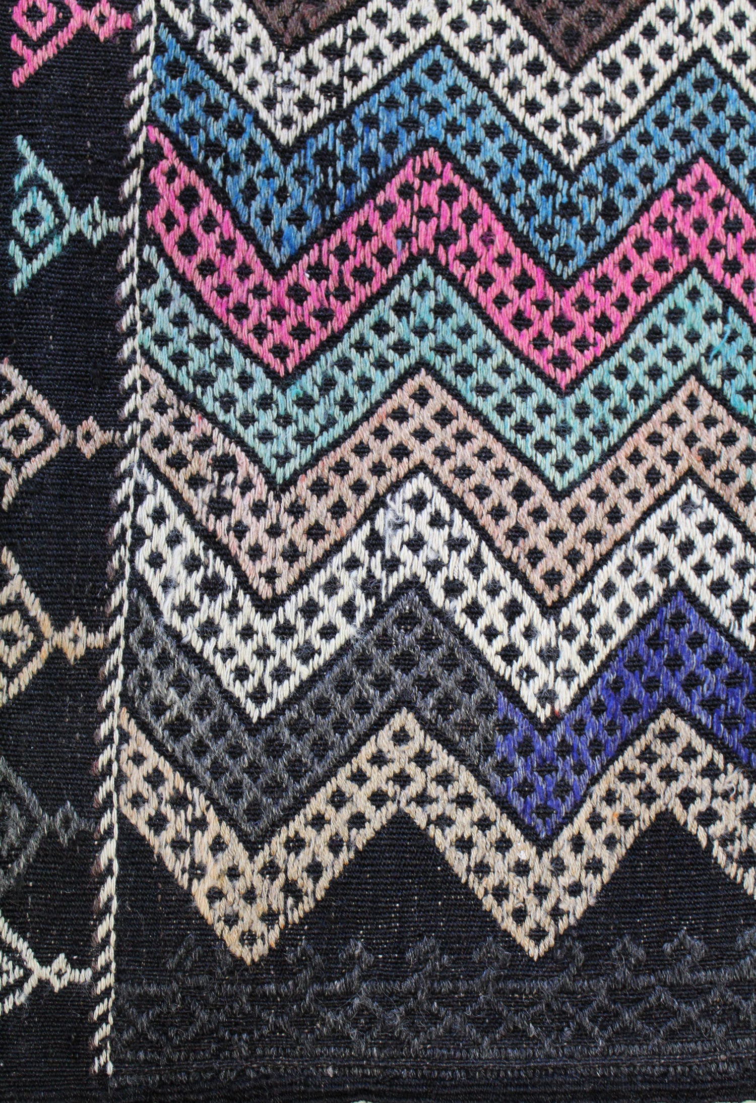 Vintage Jijim Handwoven Tribal Rug, J59072