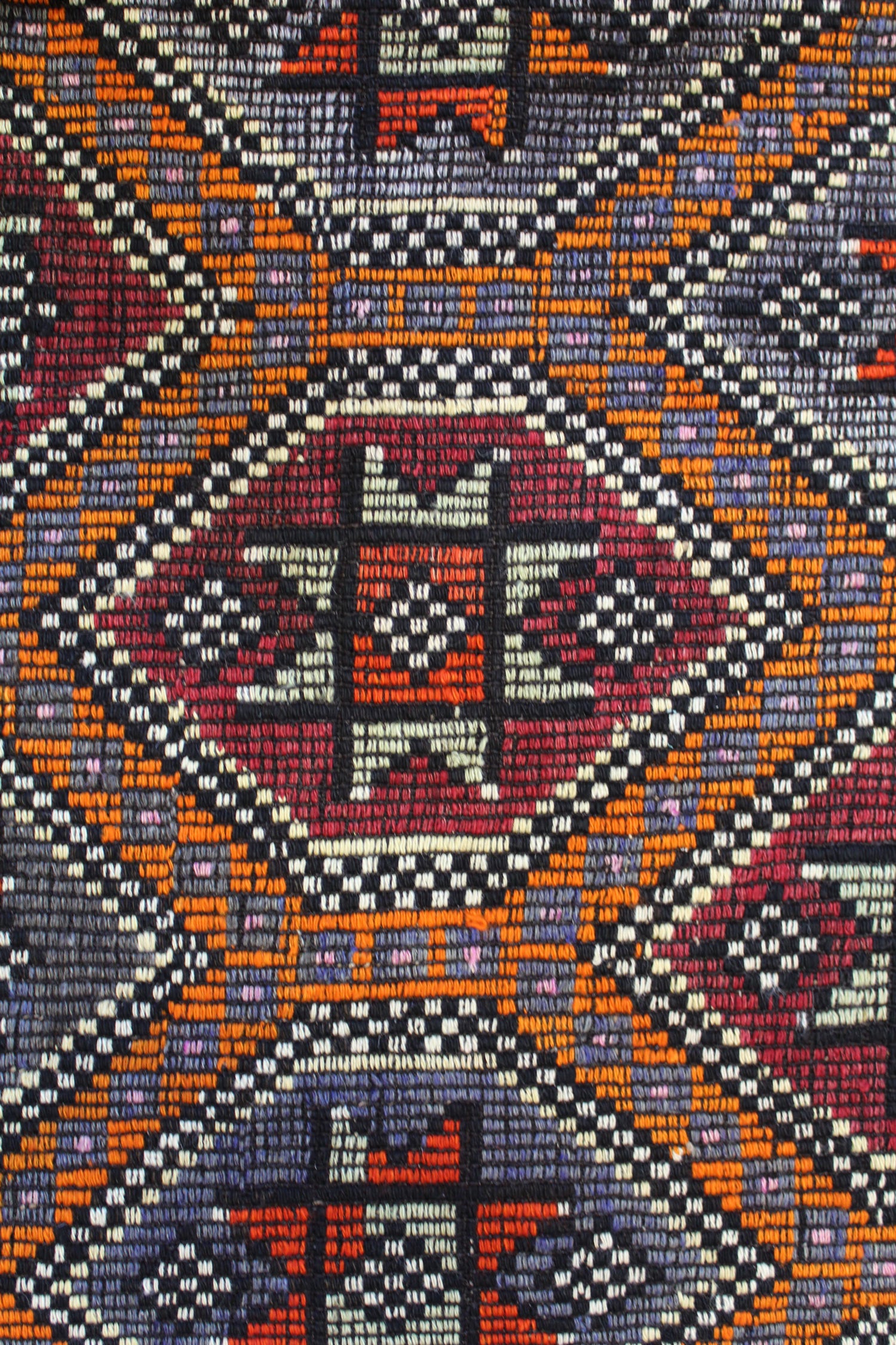 Vintage Jijim Handwoven Tribal Rug, J59074