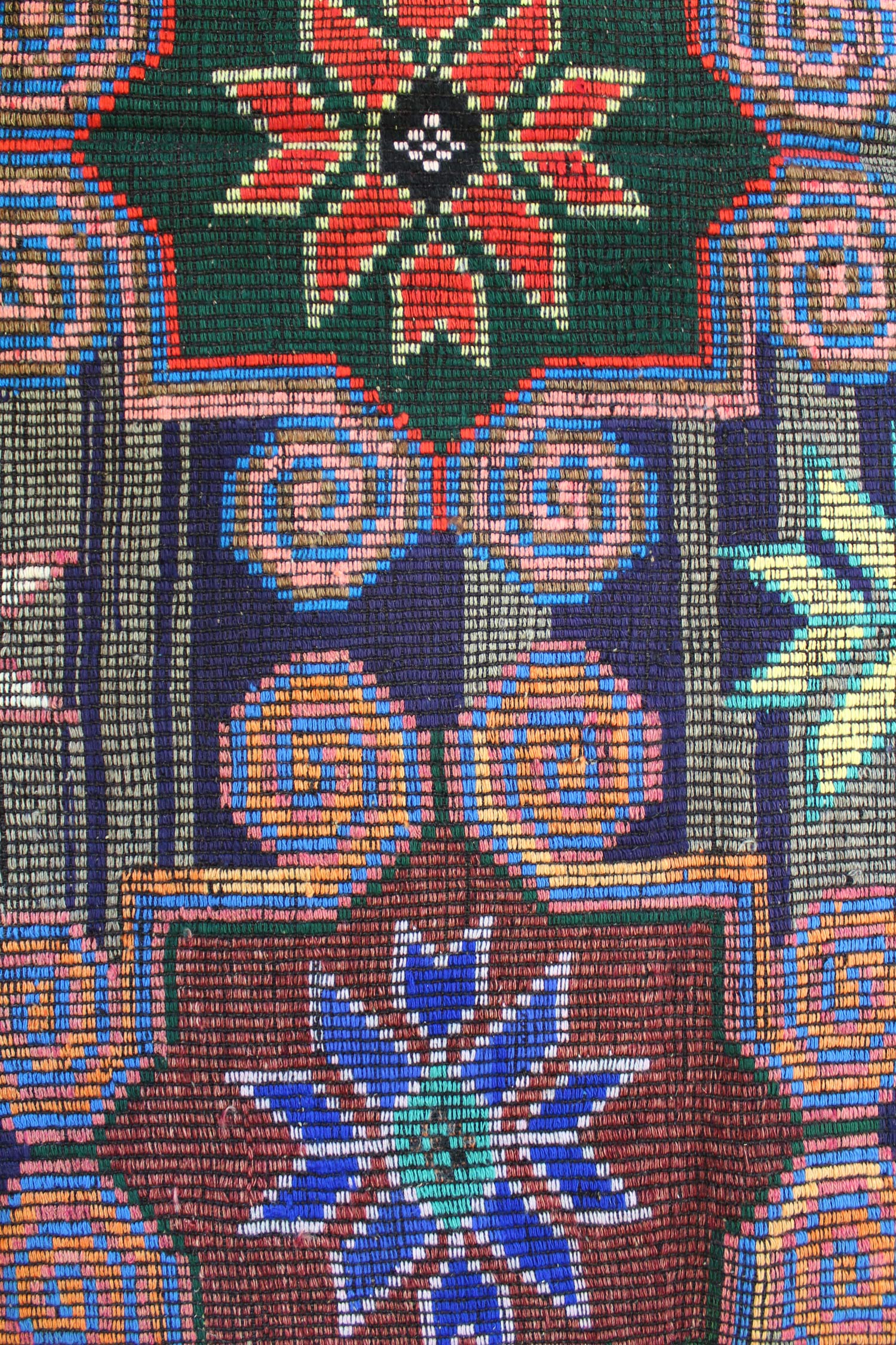 Vintage Jijim Handwoven Tribal Rug, J59077