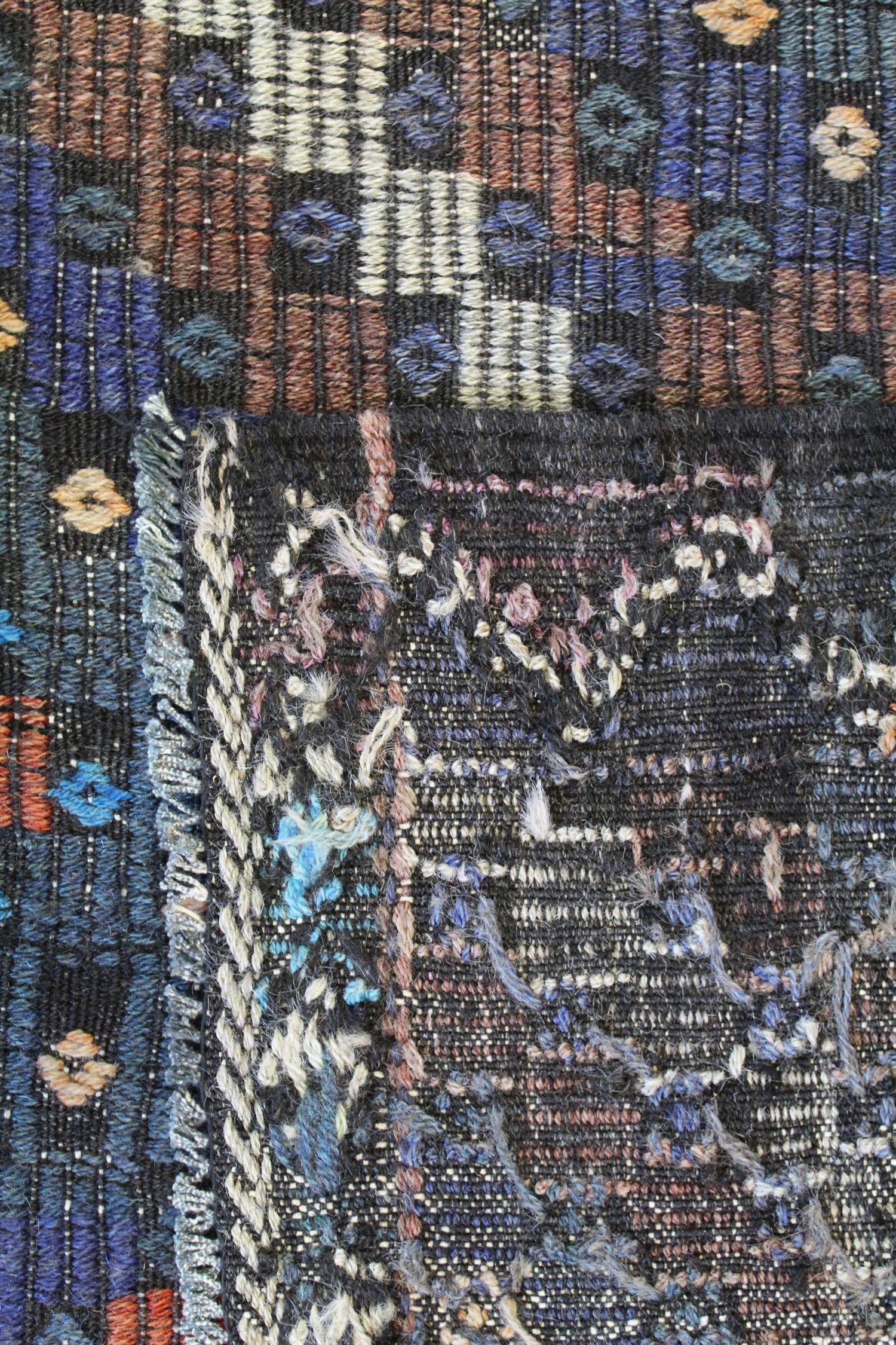 Vintage Jijim Handwoven Tribal Rug, J59078